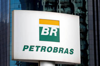 FILE PHOTO: The Petrobras logo is seen in Sao Paulo