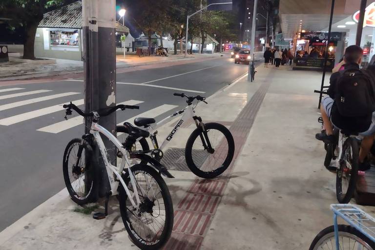 Bicicletas em caçada de Balneário Camboriú