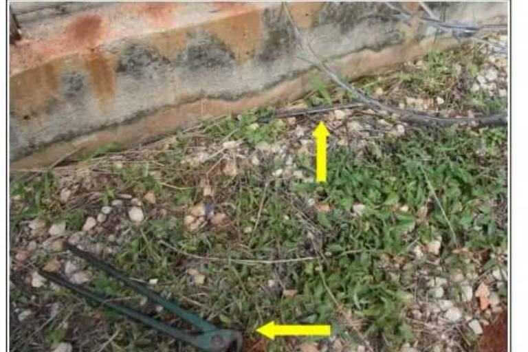 Algumas das ferramentas usadas pelos fugitivos para cortar a cerca da penitenciária de Mossoró