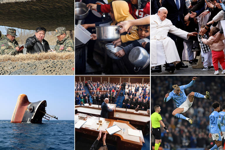 O mundo em 15 fotos; Joe Biden no discurso do Estado da União, Papa Francisco no Vaticano; mortos em Gaza
