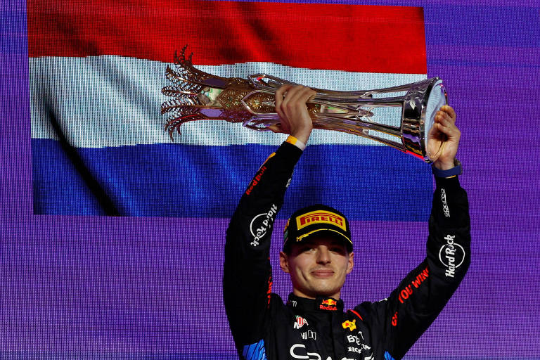 Max Verstappen comemora vitória no GP da Arábia Saudita 