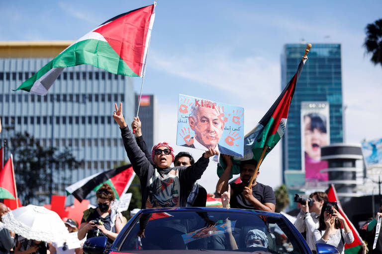 Manifestantes pró-Palestina protestam e levam a reforço na segurança do Oscar