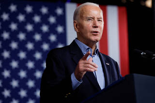 FILE PHOTO: U.S. President Joe Biden's campaign event in Atlanta