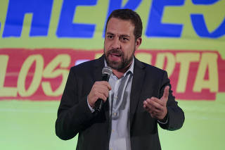 O deputado e candidato a prefeitura de São Paulo, Guilherme Boulos 