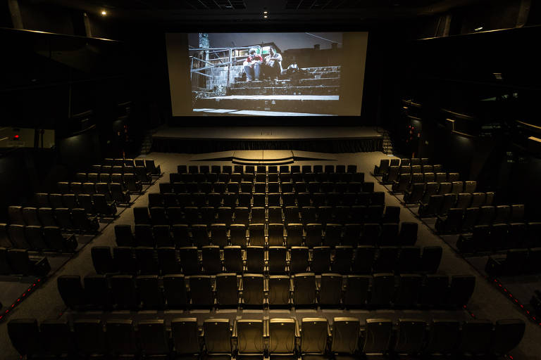 Sala de cinema do CineSesc em São Paulo 