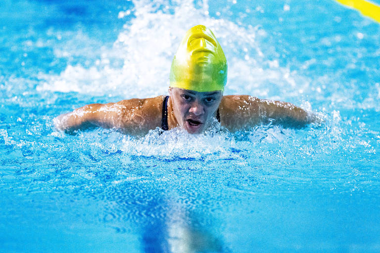 Joana Neves compete no mundial de natação na Ilha da Madeira, em Portugal 