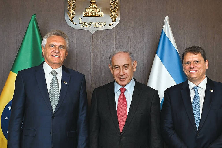 Tarcísio e Caiado visitam Netanyahu em Israel - 19/03/2024 - Mundo - Folha