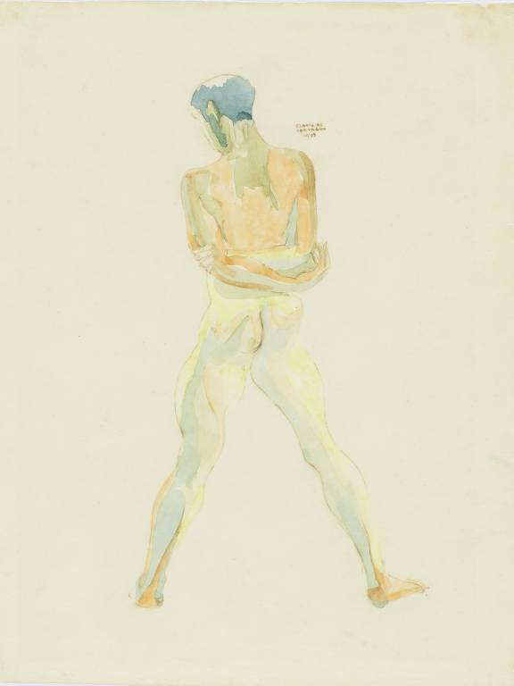 'Homem, pintura de Flávio de Carvalho de 1933