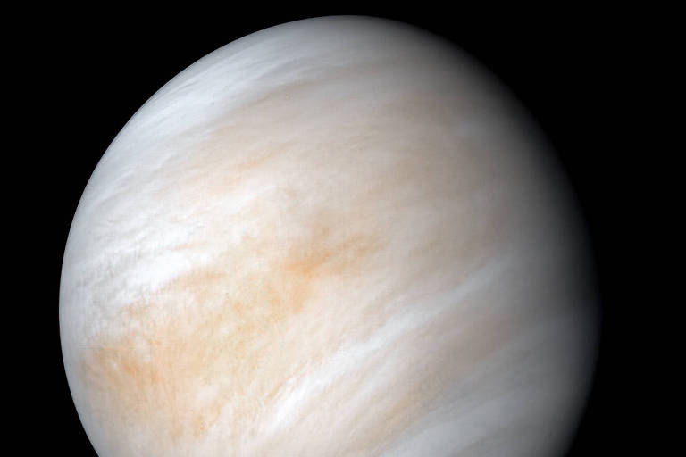 Imagem de Vênus obtida pela sonda Mariner 10