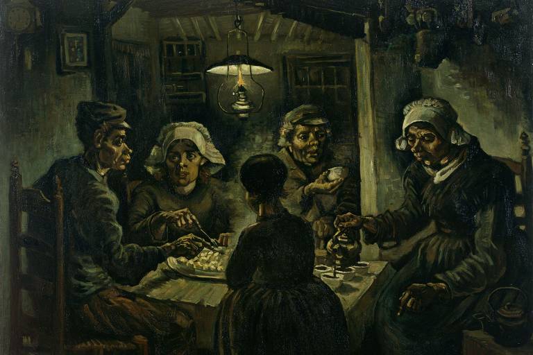'Os Comedores de Batatas', quadro de Vincent van Gogh