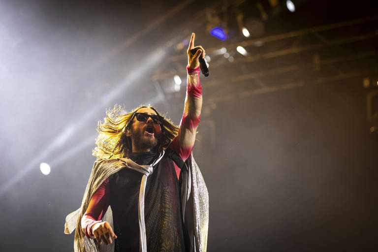 Veja imagens do show do Thirty Seconds to Mars no Lollapalooza