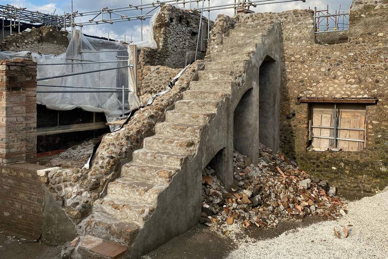 Descoberta em Pompeia revela métodos romanos de construção