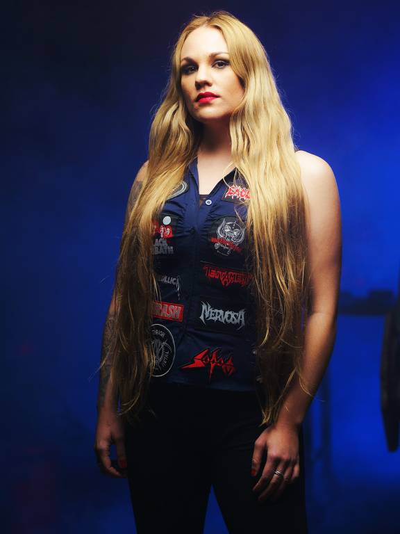 Prika Amaral, vocalista e guitarrista da Nervosa