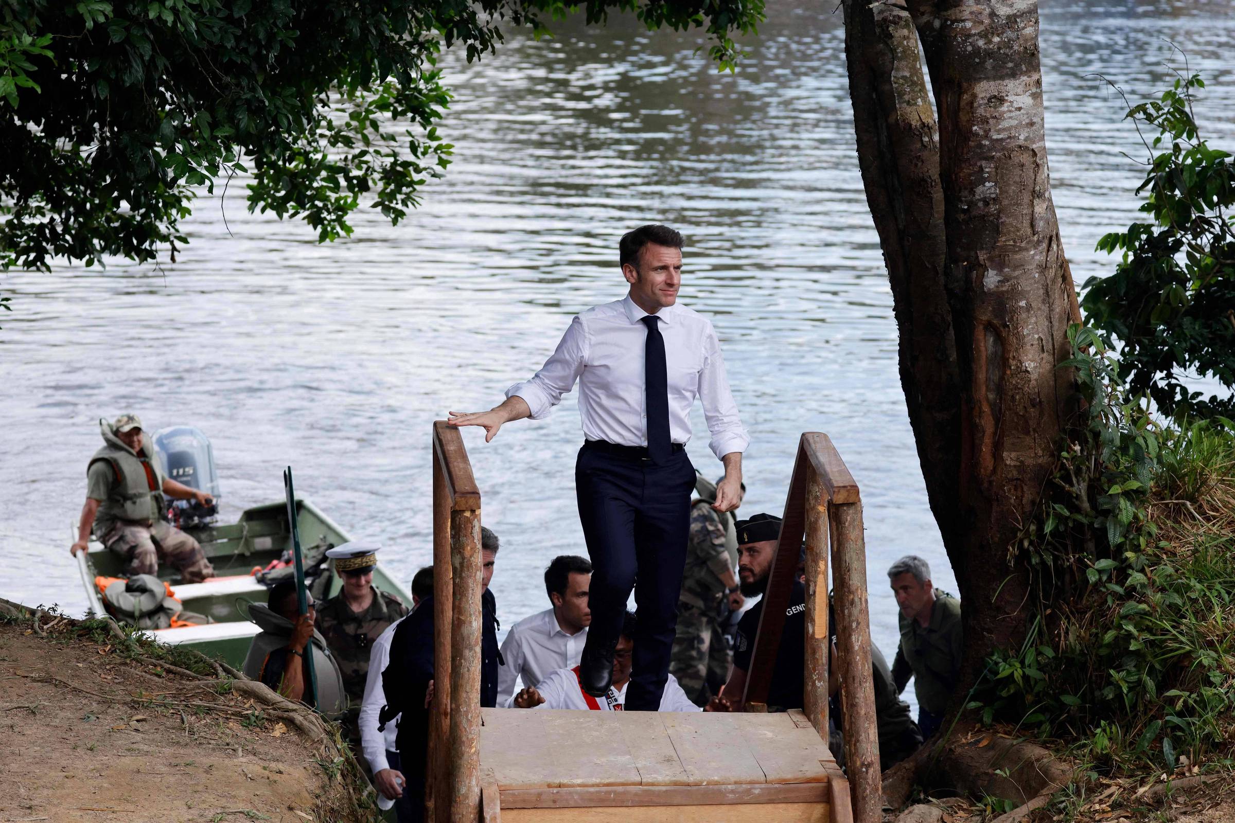 Macron tries to combat illegal mining in French Guiana – 03/25/2024 – Environment