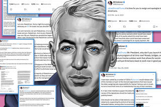 Bill Ackman, the famously obstinate hedge-funder who loves a public crusade Ñ and taking charge Ñ is on to a new stage of his career: online intellectual. (Scott Anderson/The New York Times)