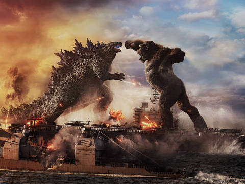 Cena do filme 'Godzilla vs. Kong', dirigido por Adam Wingard