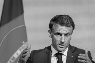 Emmanuel Macron na FIESP