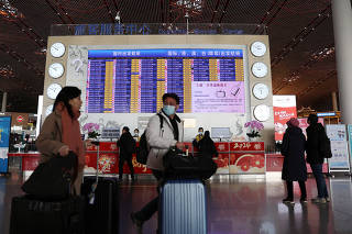 Spring Festival travel rush at Beijing Capital International Airport