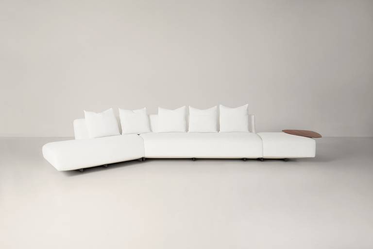 O sofá 'Landscape', de Fernanda Marques, designer que estreia na SP-Arte