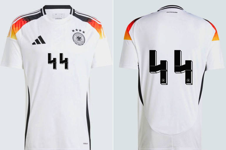 Número quatro de uniforme da Alemanha será redesenhado por semelhança com símbolo nazista