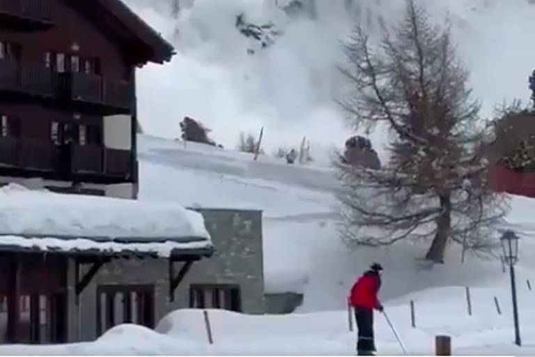 Avalanche em resort na Suíça deixa 3 mortos; veja vídeo