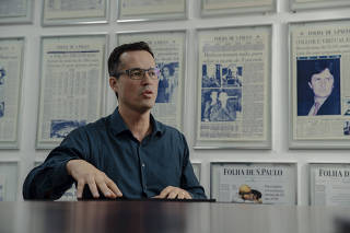 Deltan Dallagnol, durante entrevista na redação do Jornal Folha de S.Paulo