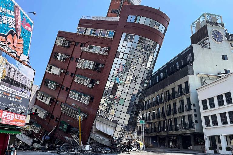 Corri desesperada, nunca vi terremoto tão forte, diz brasileira em cidade mais atingida de Taiwan