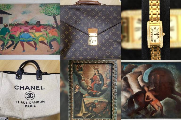 Ministério da Justiça tem leilão com bolsa da Chanel e pintura de R$ 382 mil; saiba participar