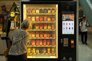 Nova onda de vending machines
