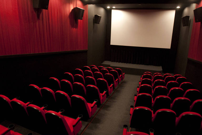 Sala de cinema do Matilha Cultural