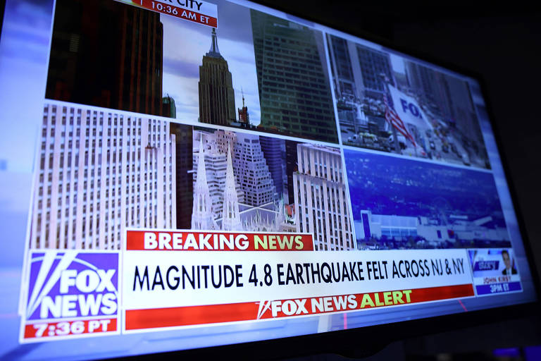 Terremoto de magnitude 4,8 atinge Costa Leste dos EUA