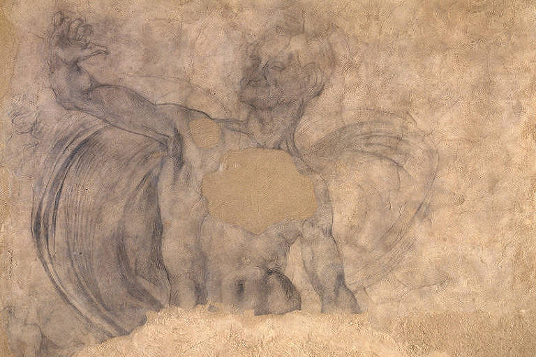 Arte encontrada em cozinha que pertenceu a Michelangelo