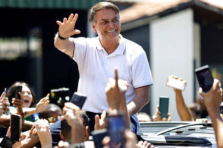 Bolsonaro participates in party event amid coup inquiry, in Goiania