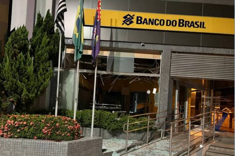 Agência do Banco do Brasil é alvo de ataque com explosivos em São Pedro (SP)