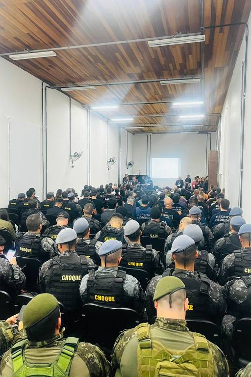 A operação mobiliza 64 integrantes do Ministério Público, 43 da Receita Federal, dois agentes do Cade e 340 policiais militares, além de agentes do setor de inteligência