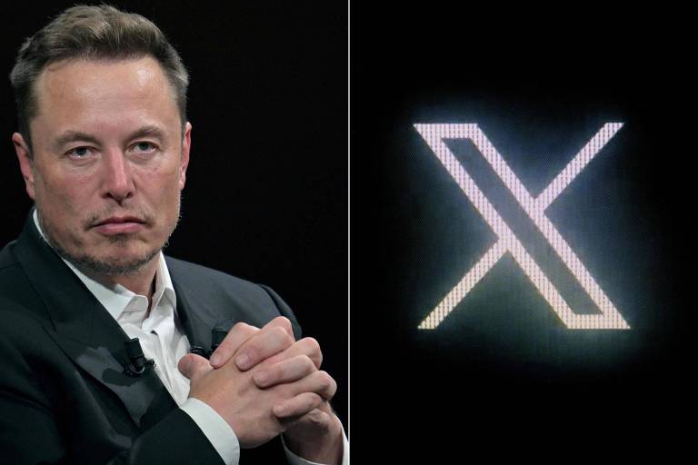 O empresário Elon Musk, dono do X (antigo Twitter)