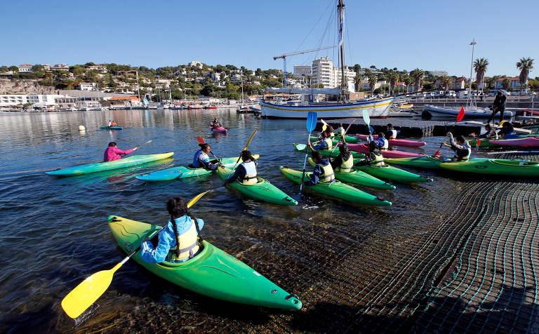 Marina de Marselha, cenário da vela