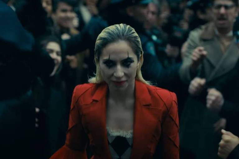 Lady Gaga aparece como Arlequina no primeiro trailer de 'Coringa 2', que estreia em outubro