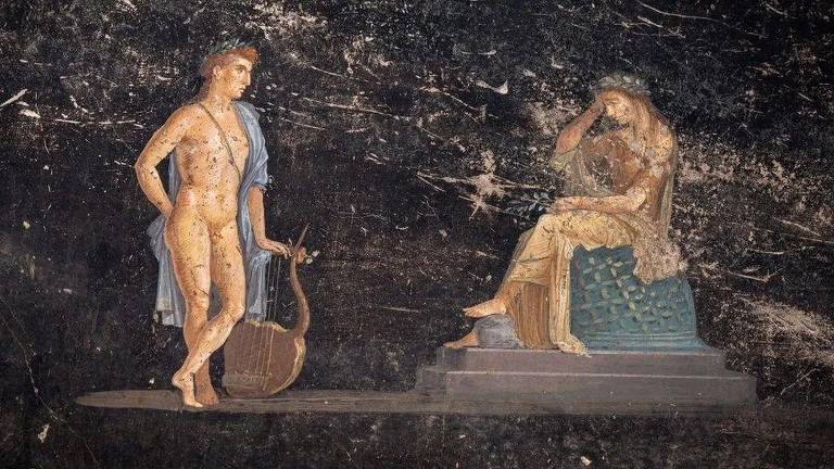 Novas pinturas de 2 milênios são encontradas em Pompeia