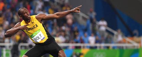 (FILES) Jamaica's Usain Bolt does his 