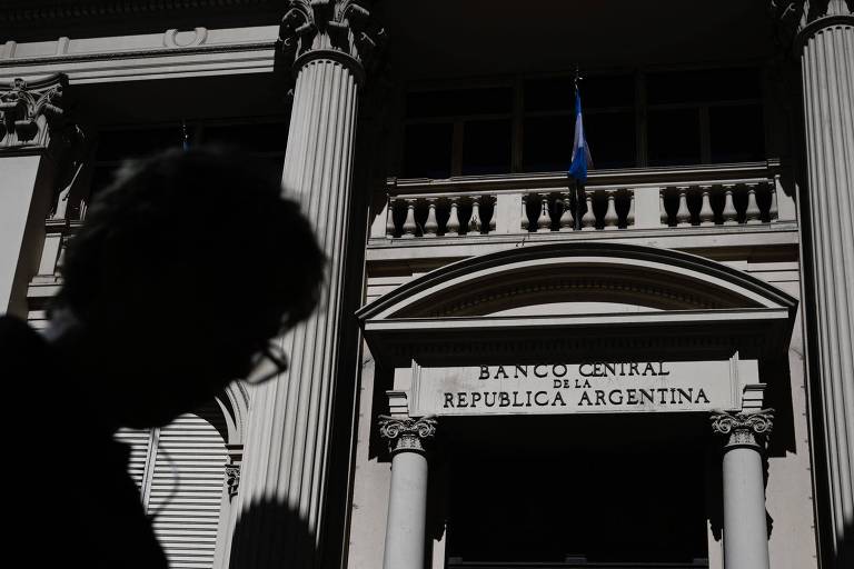 Fachada do Banco Central da Argentina, na cidade de Buenos Aires