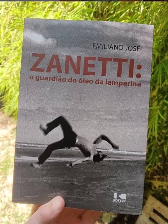 Capa do livro "Zanetti, o Guardião do Óleo de Lamparina", de Emiliano José 