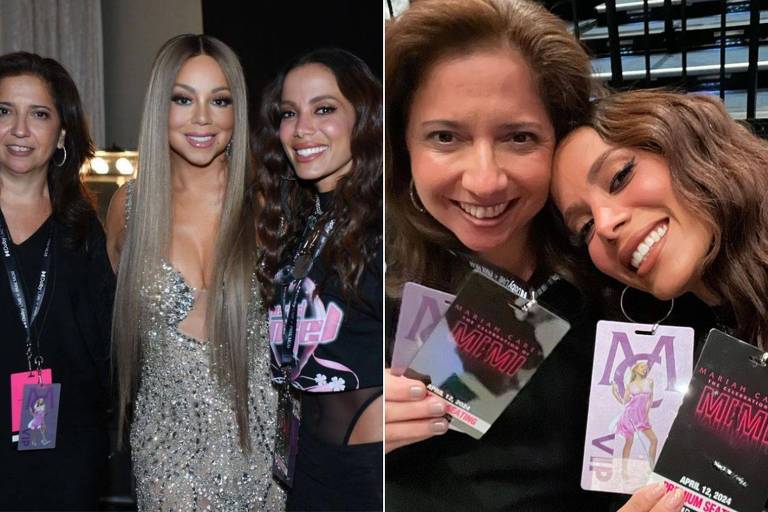 Anitta se emociona com declaração de Mariah Carey após show e diz ter realizado um sonho: 'Nunca imaginei'