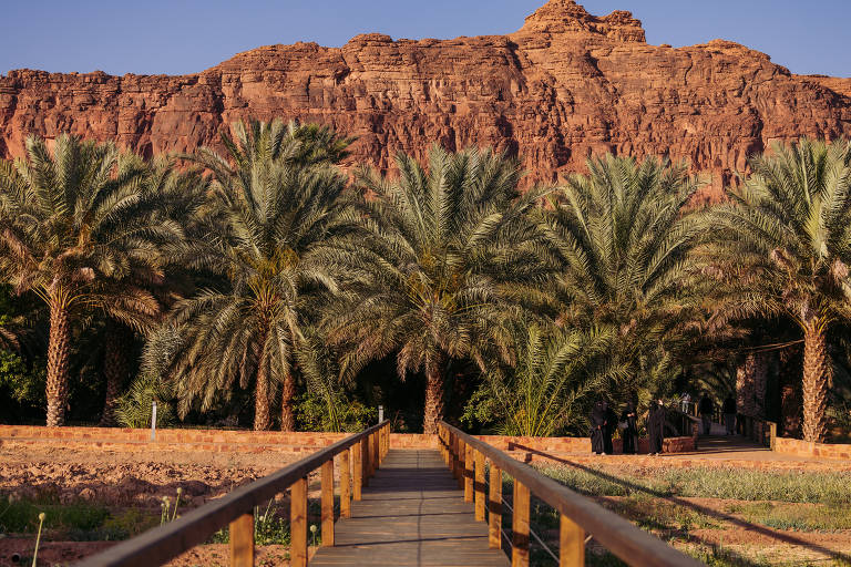 Daimumah, atração turística que promove o patrimônio cultural e natural de AlUla, na Arábia Saudita