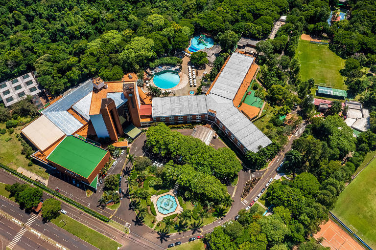 Hotel Bourbon Cataratas do Iguaçu Thermas Eco Resort, que usa energia limpa em suas atividades