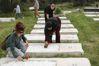 Renovated burial ground for asylum-seekers opens on Greece's Lesbos island