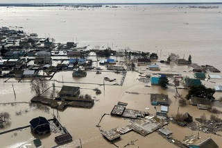 Flooding in northern Kazakhstan