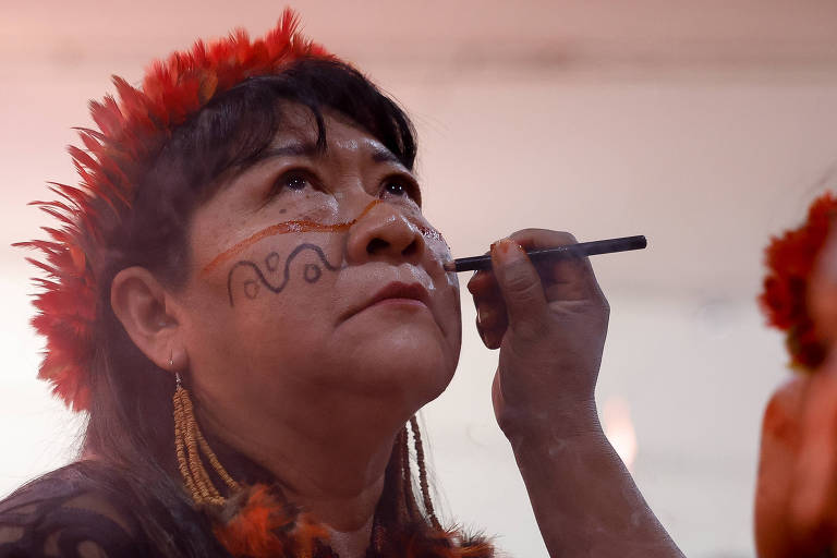  Joenia Wapichana durante cerimônia de posse como presidente da Funai (Fundação Nacional dos Povos Indígenas) 