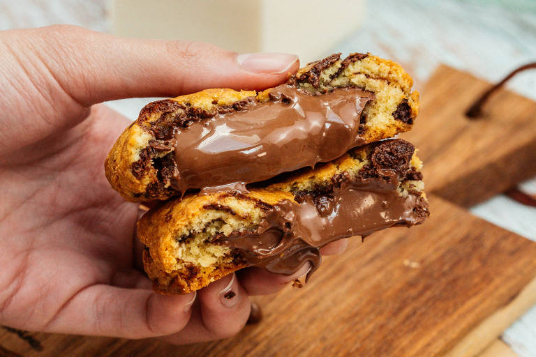 Cookie de Nutella do Rusticookies