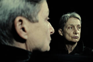 American philosopher and author Judith Butler in Paris, on March 17, 2024. (Elliott Verdier/The New York Times)